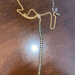 Simple gold necklace